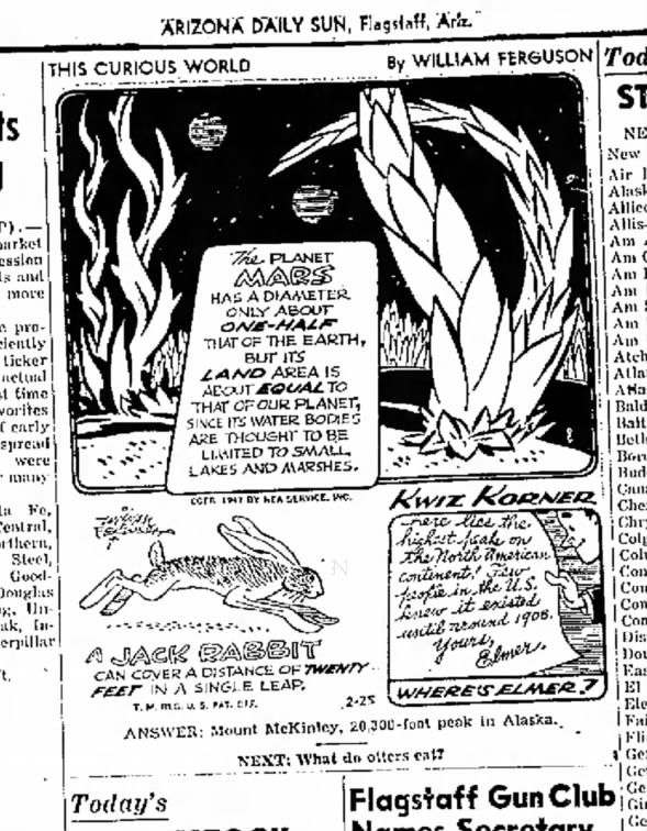 Clipping from Arizona Daily Sun
